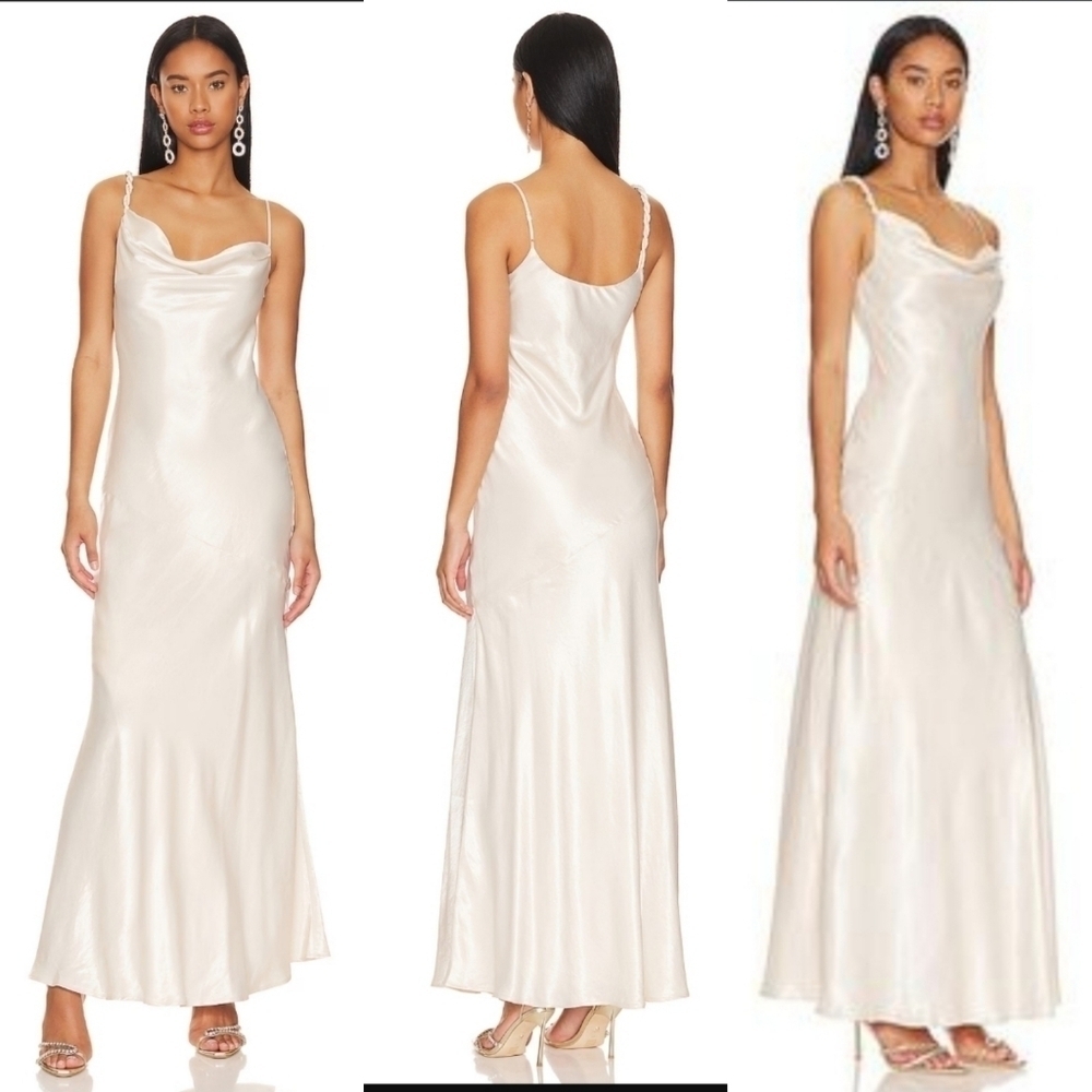 House of Harlow 1960- Irolo x  REVOLVE Maxi Dress in Ivory Size XXS